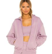 X Revolve Zip Up Hoodie in Havana