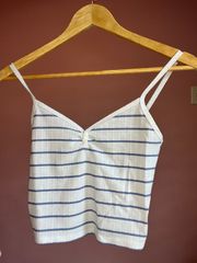 Forever 21 Striped cropped tank top