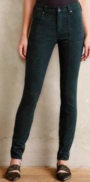 Pilcro Jacquard Moto Skinny Ankle Zip Pants