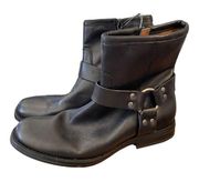 New! House of Harlow 1960 Portia Harness Moto Motorcycle Leather Ankle Boots