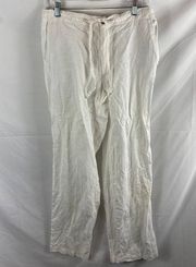 Caribbean Joe Linen Beach Pant Size medium