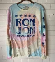 tie-dye long sleeve ’s Cocoa Beach t-shirt