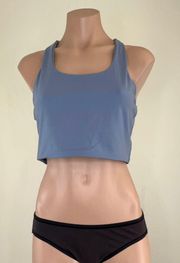 By Pacsun Sports Bra In Slate Blue