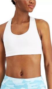 Ideology WHITE 2X Impact Sports Bra, Plus Size Bright White New w/Tag NWT