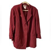 GIVENCHY VINTAGE WOMENS PLUS SIZE BLAZER