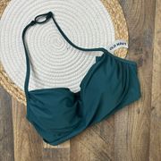 Old Navy Green Halter Wrap Bikini Swim Top Size Medium NEW w TAGS Molded Cups