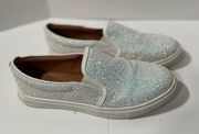 J. Adams women’s size 10 glittery slip on shoes