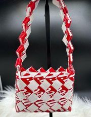 Recycled Coke Mini Purse Coca Cola Braided Bag