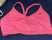 Hot Pink Nike Sports Bra