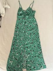 green Summer/spring Maxi Dress