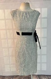 Classique entier tweed business professional sheath dress size 0