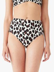 Kate Spade Fiji Feline High-Waist Bikini Bottom