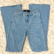 Hollister Flared Country Jeans, Light Wash