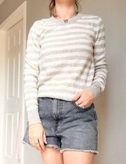 C&C California Striped Cashmere Sweater