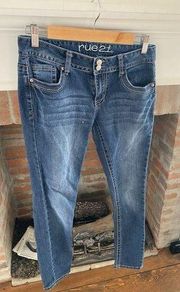 Rue 21 Mid Rise Skinny Jeans Medium Wash Y2K Early 2000’s Jeans