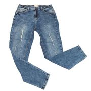 Denim Reserved Jeans Medium Wash Slim Distressed  Size EU 36 US 28