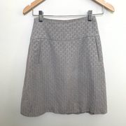 Emporio Armani Grey Dress Skirt Size 38 Size 6 US