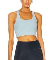 Girlfriend Collective Paloma Sports Bra In Sky Blue Racerback Women’s Size M