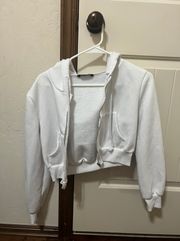 SheIn White  Cropped Jacket