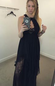 NWOT  Black Lacy Dress