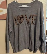 Workshop Love Leopard Sweater