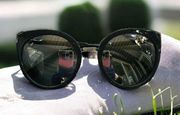 OAKLEY TOP KNOT Polarized Sunglasses Prizm Technology Grey Silver Sunglasses 943