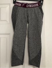 Gymshark ‎ fit cropped seamless leggings women’s size XS two tone grey
