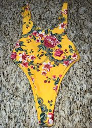 Floral One Piece Swimsuit