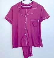 Nine West Purple and White Pajama Set