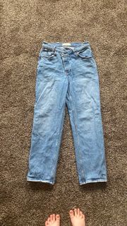 Abercrombie And Fitch The Dad High Rise Jeans