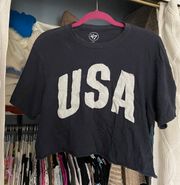 ’ USA Cropped Tshirt