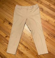 White House Black Market WHBM Chinos Khakis Trousers Slim Ankle crop casual dress pants work