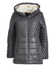 Sapphire Blue Glacier Shield Multi-Quilted Puffer Coat sizes available L and LX