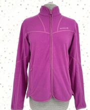 Punchy Purple Pink Fleece Jacket