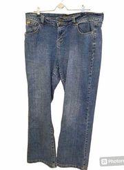 Bubblegum Women's Size 18 Jeans Blue Medium Wash Denim Straight Leg Vintage