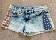 Mossimo Supply Co ⭐️  American flag jean shorts in size 5