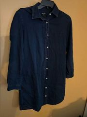 Steven Alan denim shirt dress small