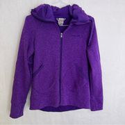 Avalanche medium purple fleece jacket 77