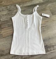 Abercrombie & Fitch Button Tank Top