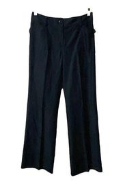 Lifestyle Attitude by Larry Levine Dark Rinse Wide leg Slacks Size 8 Inseam 33"