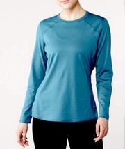 REI Co-op Long Sleeve Women’s Base Layer size Large Blue with Thumb holes