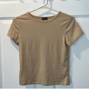 tan t shirt small