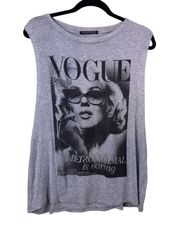 Vogue Beauty Retro Graphic Top Size Large