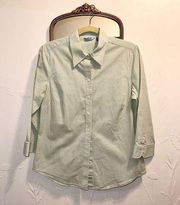 IZOD Button Up Blouse - Like New - L