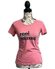 Columbia Reel Relaxed Womens Pink Outdoor Fish Hiking T Shirt XS Casual Athletic