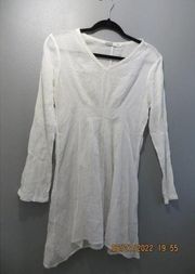 ATHLETA  Gauze V-Neck Tunic‎ White Coverup.  Size Small