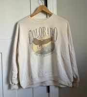 Colorado Cropped Sweatshirt 