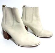 Opening Ceremony 36 Cream Brenda Ankle Boot Chelsea