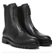 VINCE Cabria Water Resistant Front Zip Boot Black Womens Size 8.5