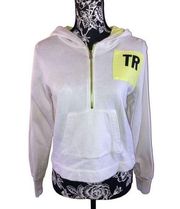 NEW True Religion Half Zip Hoodie Sweatshirt Neon NWOT Casual Sporty